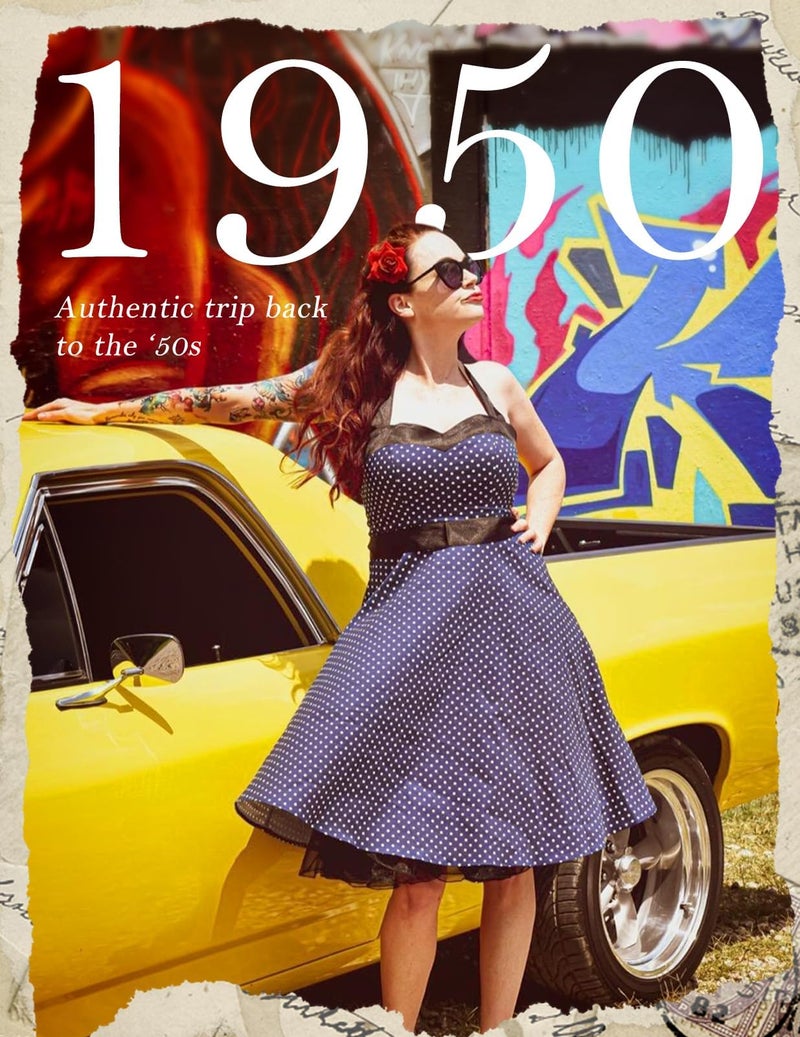 DRESSTELLS 50s Petticoat Skirt for Women Under Dress,Vintage Tulle Crinoline Underskirt,Retro Rockabilly Midi Tutu Skirts Slip 2026 Black L - Image 4